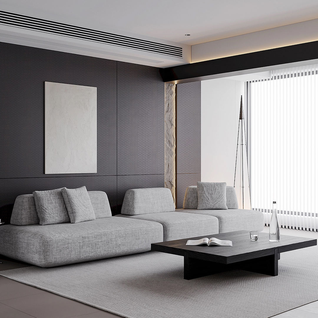 BZ02 Granulat teksturpanel - 3D